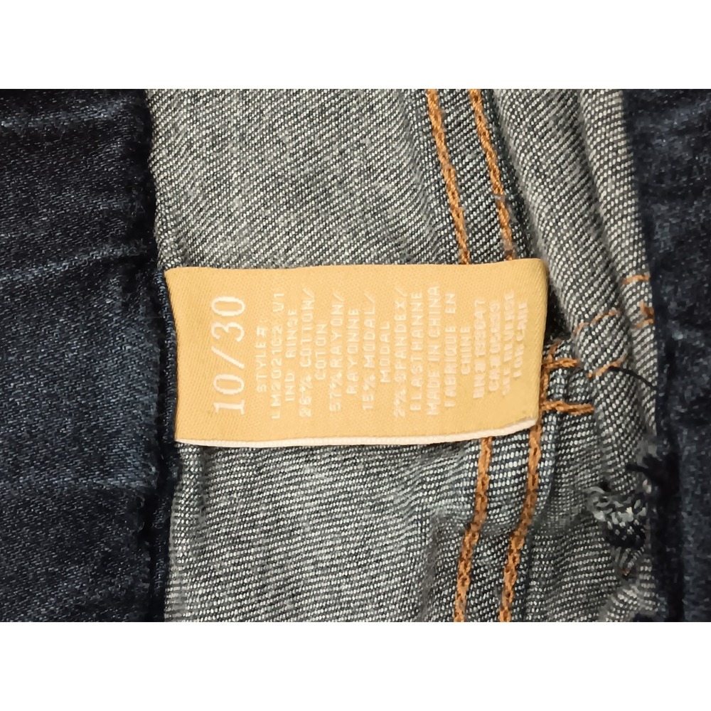Liverpool 10/30 Pull On Skinny Legging Jeans Dark Wash Indigo Stretch Denim‎ - Picture 14 of 15